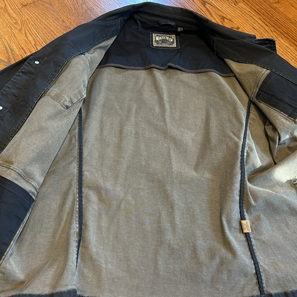 Men's Black Military Field Jacket - Picture 8 of 10